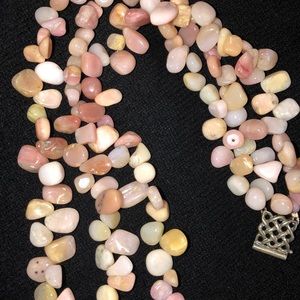 🆕Pink “calming” opal necklace - statement piece